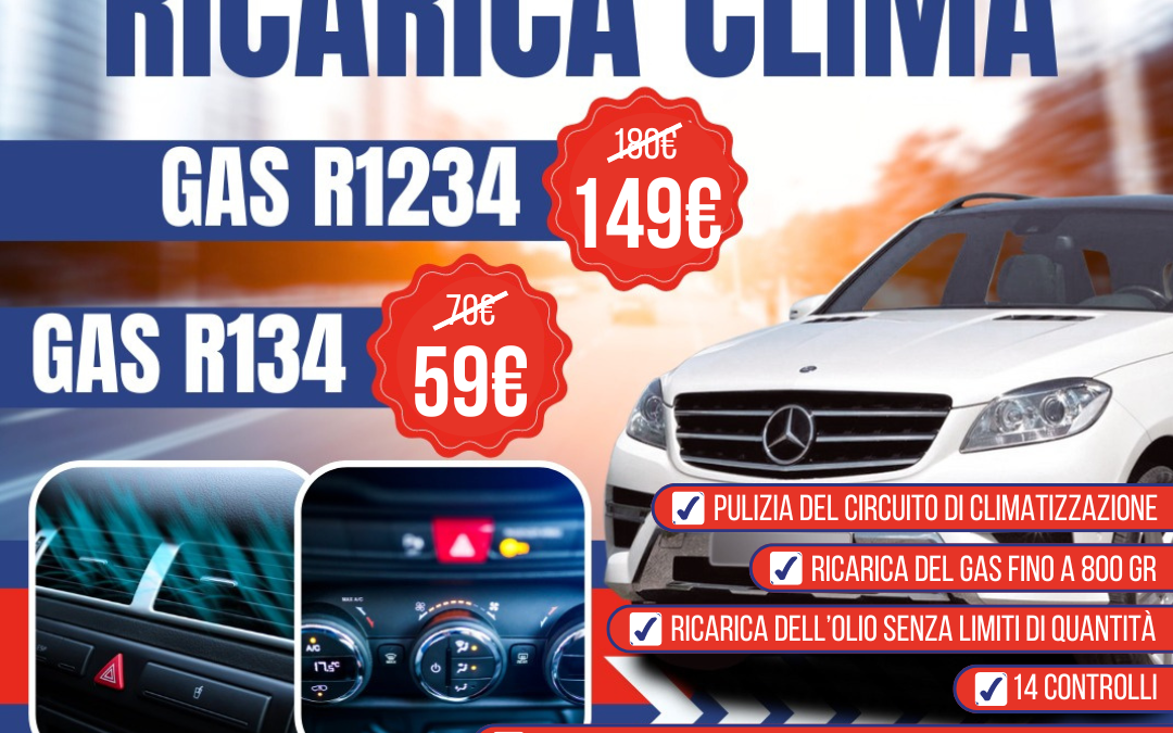 PROMOZIONE IMPERDIBILE: ricarica il tuo climatizzatore con noi e risparmia
