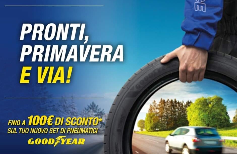 Pronti, primavera… e via! con Goodyear e Pneus 4 You!